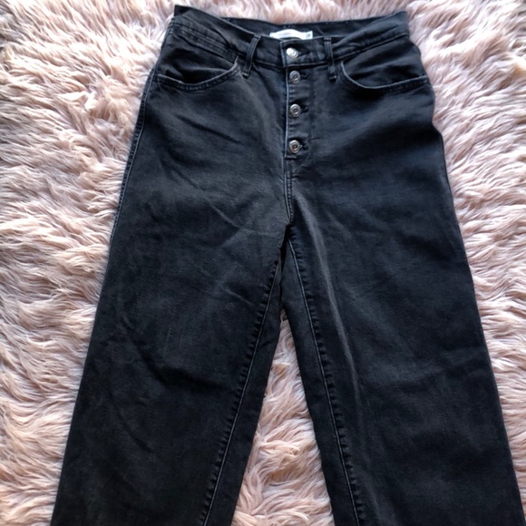 Levi’s Mile High Cropped Wide Leg Jeans - Picture 3 of 15
